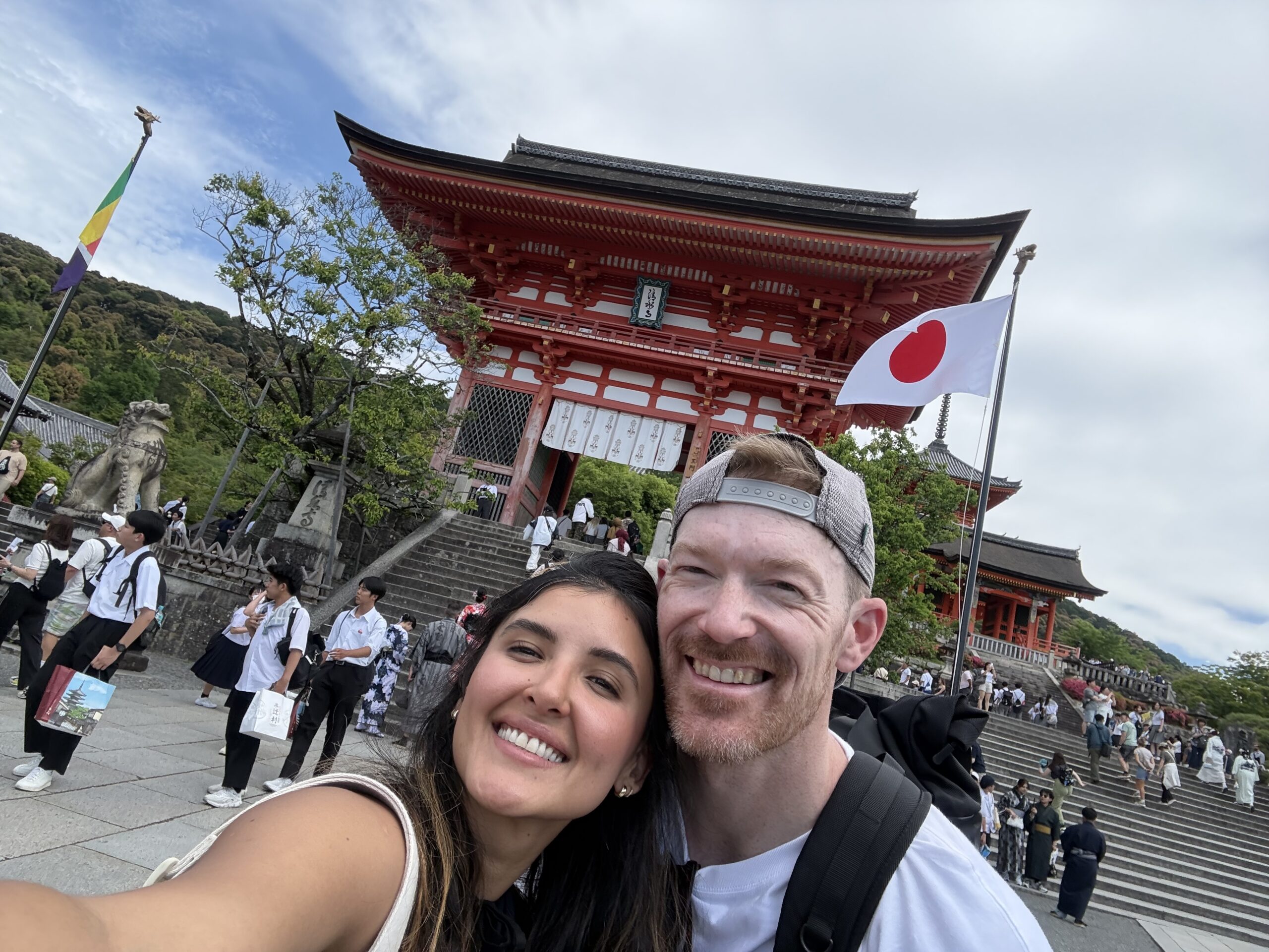 Nicole and Julian creating beautiful memories in Japan